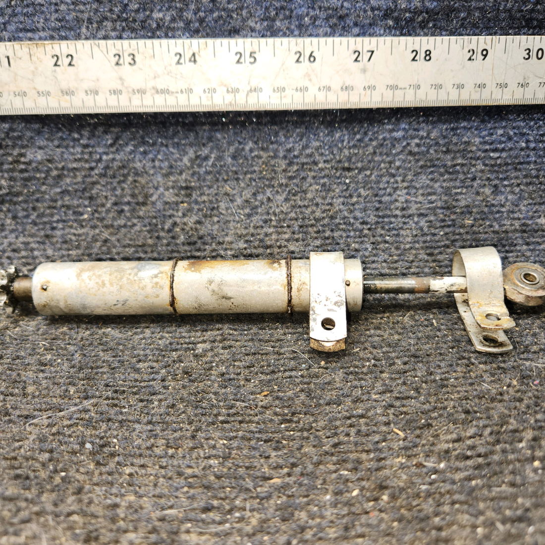 Used aircraft parts for sale, 0310293-2 cessna 150G Elevator Trim Tab Actuator with Guard and Clamps
