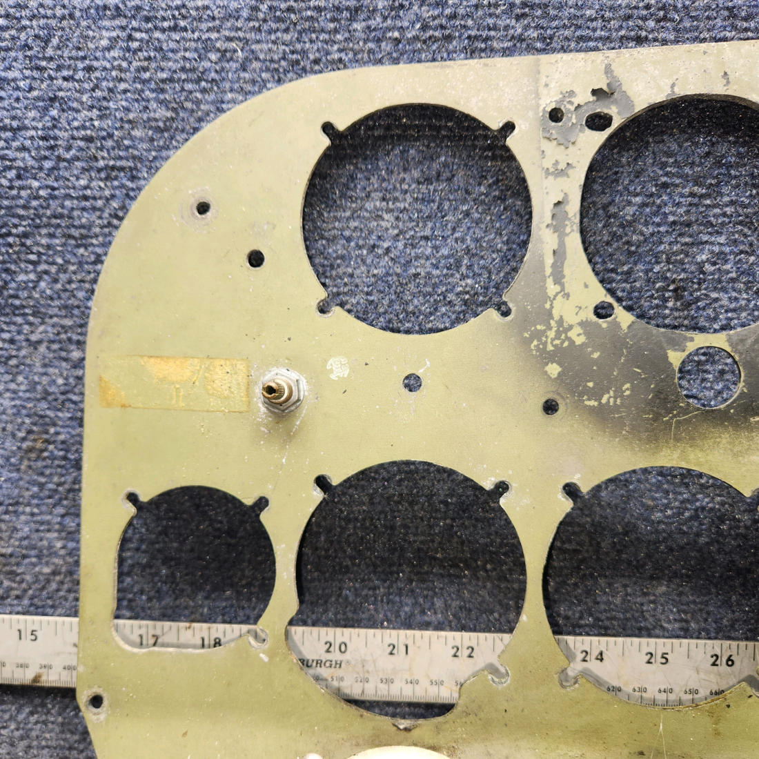 Used aircraft parts for sale, 0513133-2 Cessna C175 Shock Mount Instrument Panel