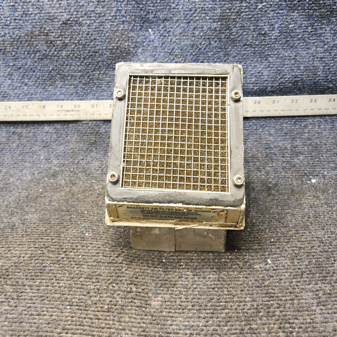 Used aircraft parts for sale, BA-4106 GRUMMAN Air Filter Intake Bracket Assembly