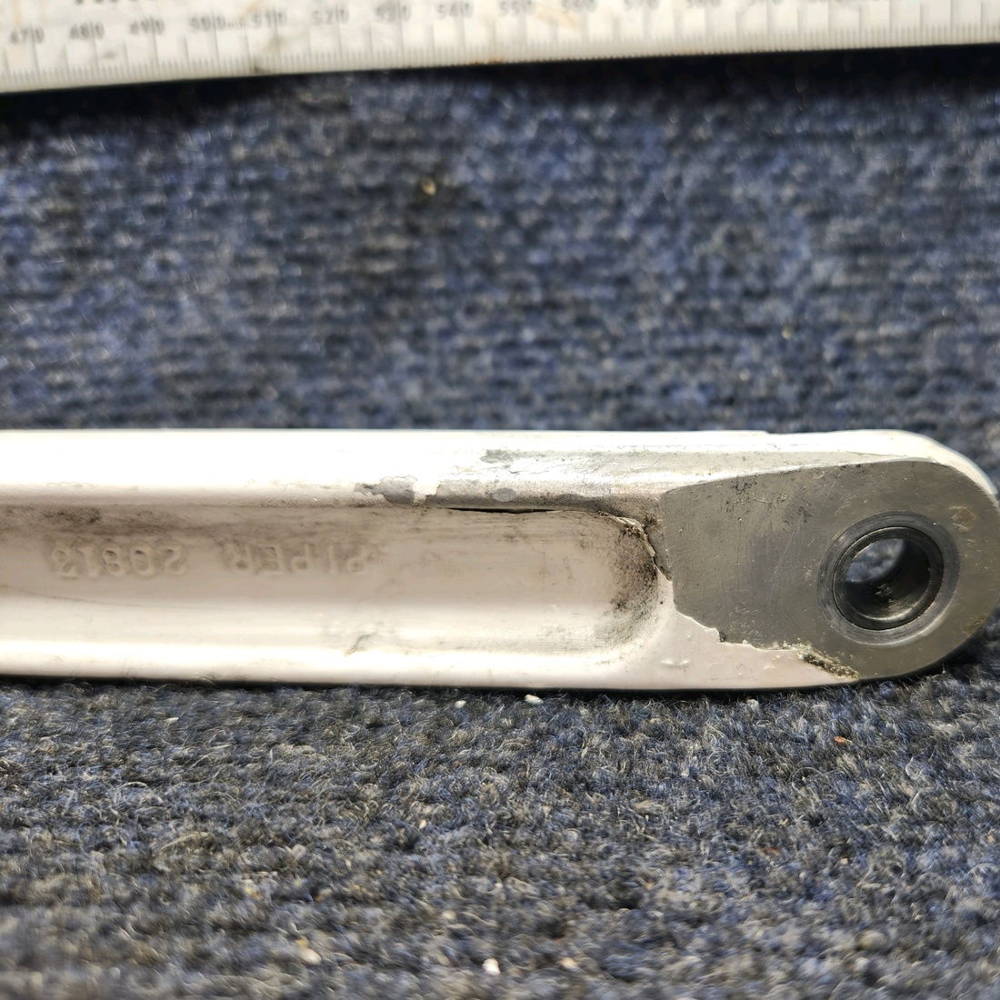 Used aircraft parts for sale, 20815-000 PIPER PA-24-250 Nose Gear Front Drag Link RH