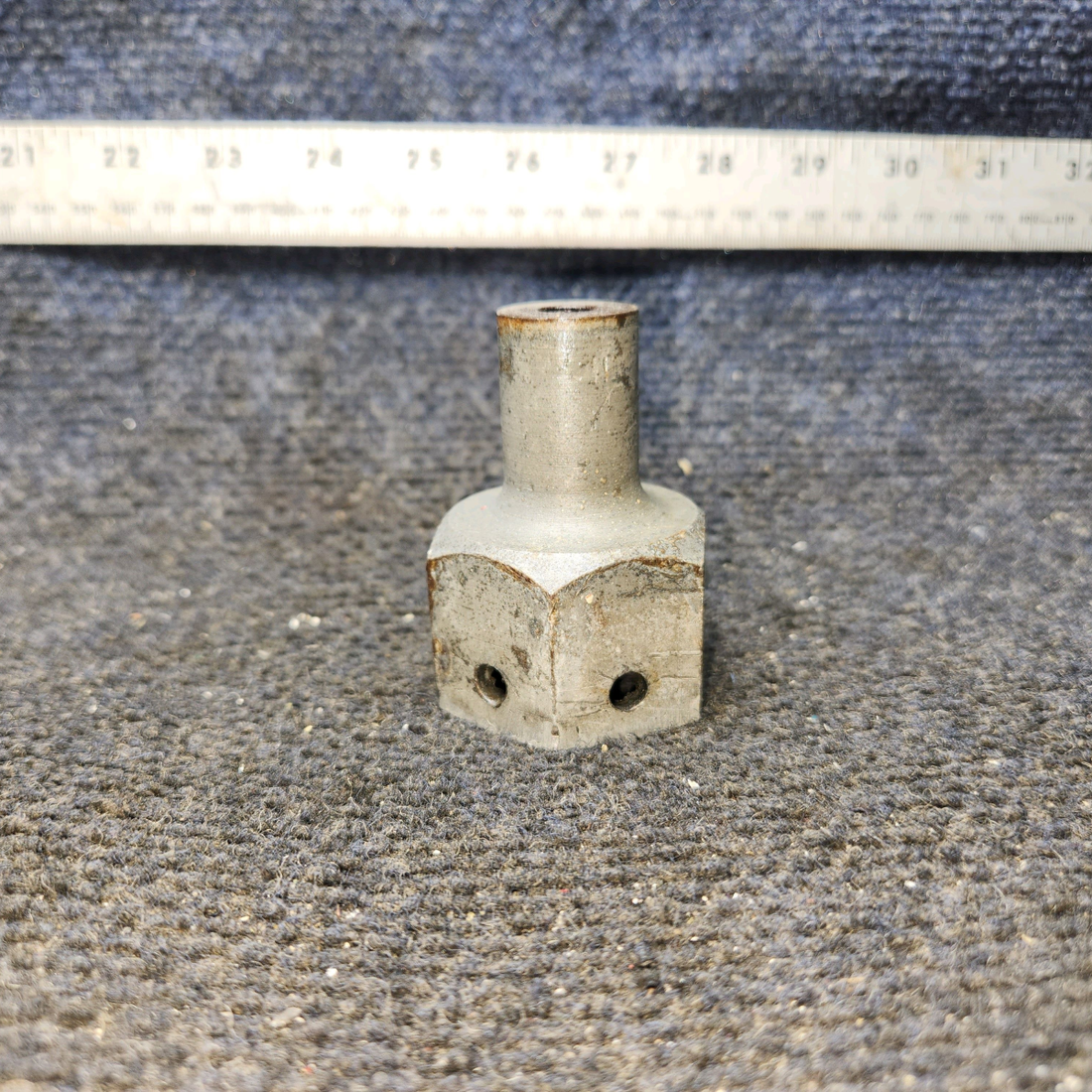 Used aircraft parts for sale, 0441130-2 Cessna 172F Main Gear Axle Fairing Nut (Steel) (Length: 2.375")