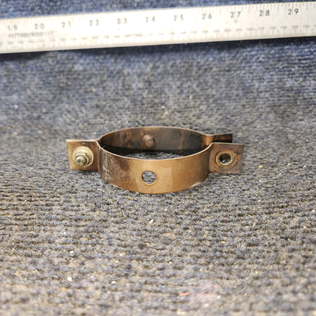Used aircraft parts for sale, 0550176-31, 0550176-26 Cessna 172E Tailpipe Clamp Assembly