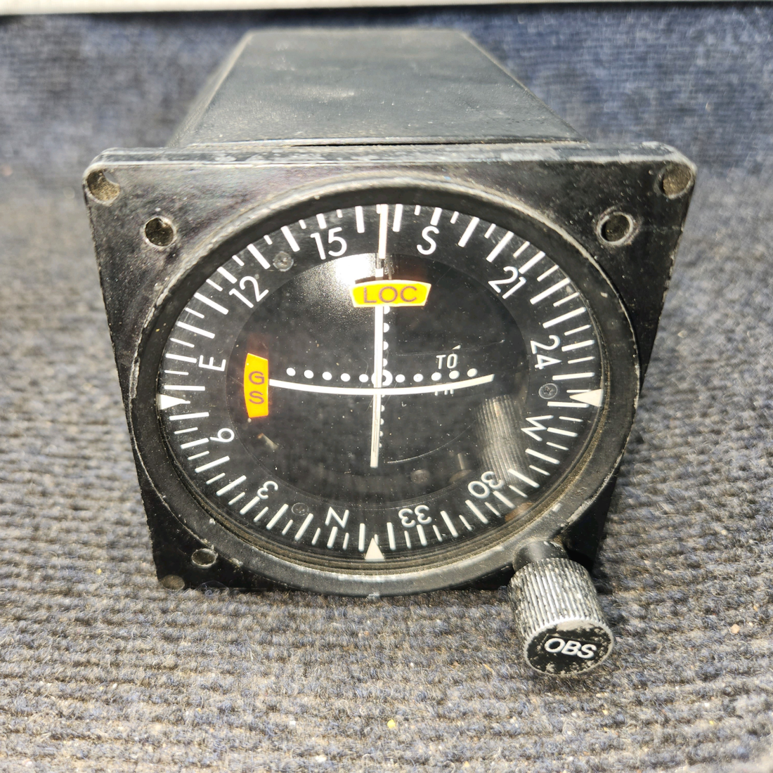 Used aircraft parts for sale, 066-3011-01 King KNI-520 Cessna 172E Navigation Indicator with Modifications