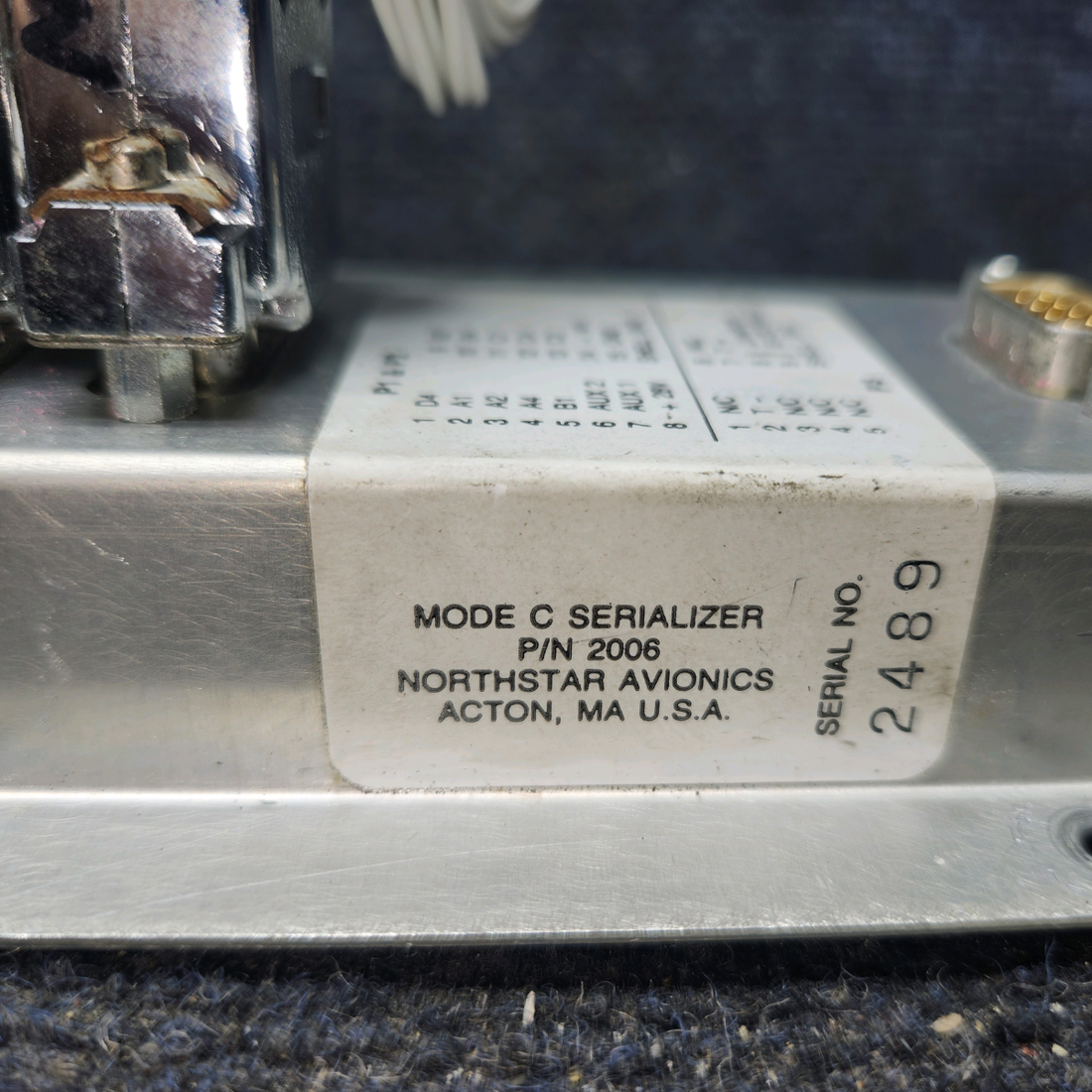 Used aircraft parts for sale, 3230008-3 Icarus Instuments Mooney M20J Mode C Serializer