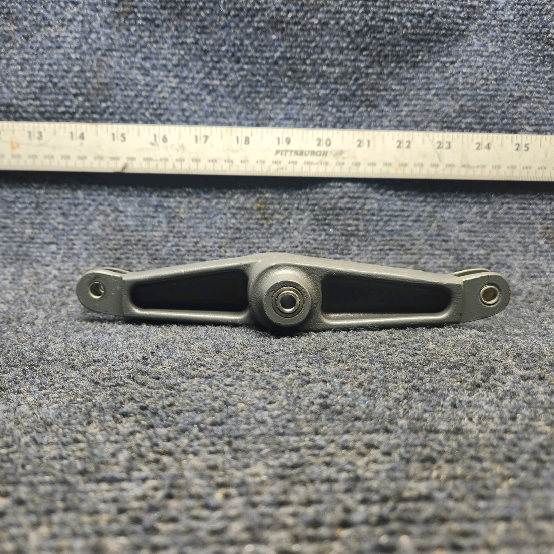 Used aircraft parts for sale, 169-524053-1 Beechcraft A23A Musketeer Custom III RUDDER PEDAL BELLCRANK ASSEMBLY