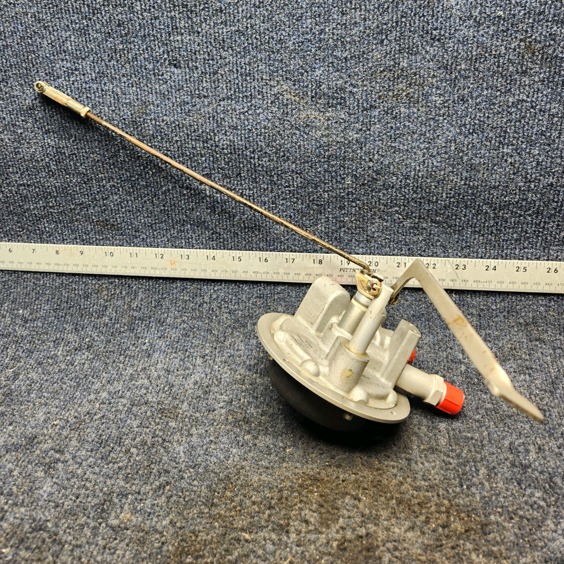 Used aircraft parts for sale, 65407-007 Airborne  [part_model] Piper PA32RT-300 FUEL SELECTOR VALVE W/ ROD