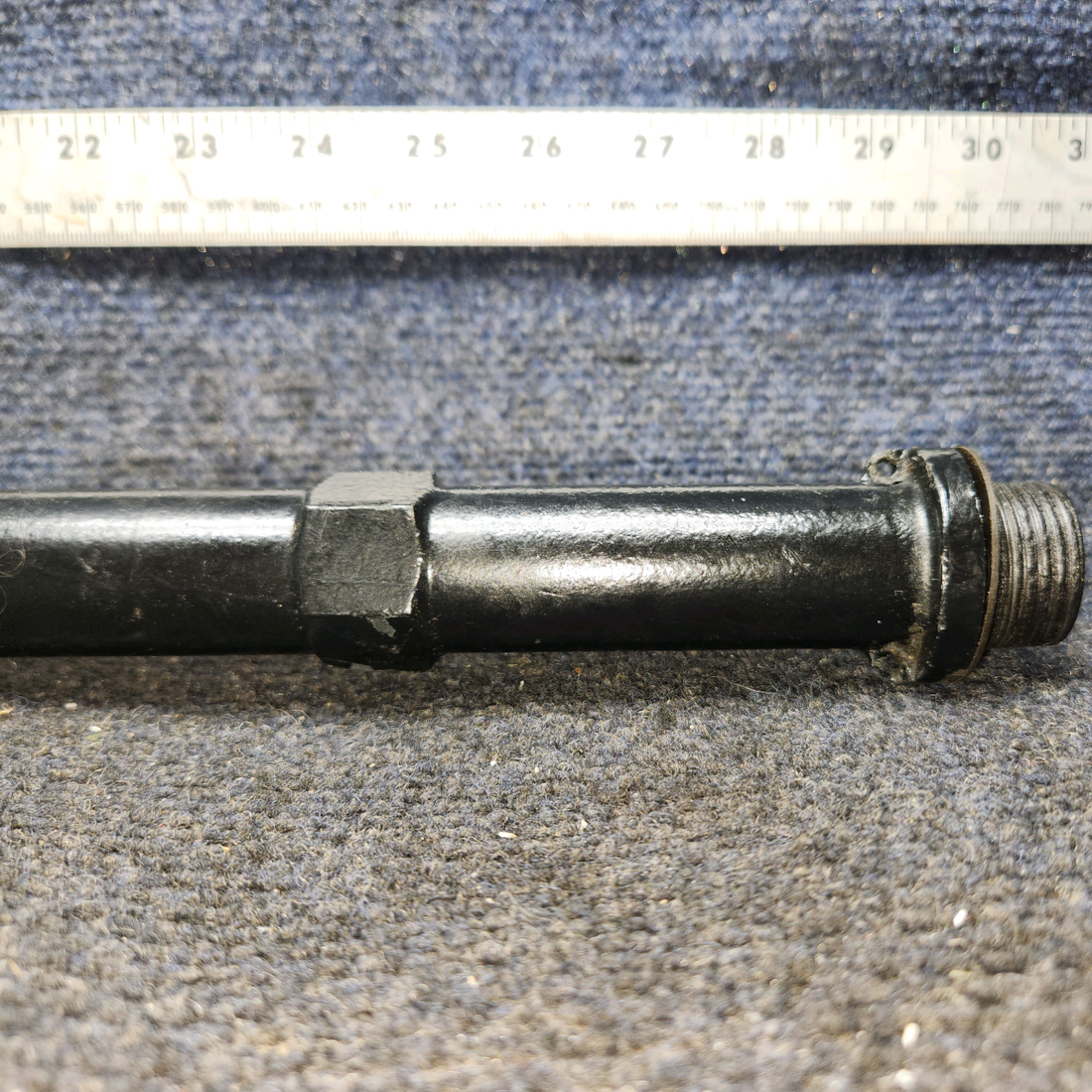 Used aircraft parts for sale, 75736 Lycoming O-320 Piper PA28-161 Oil Level Dipstick Tube – Length 12.25"