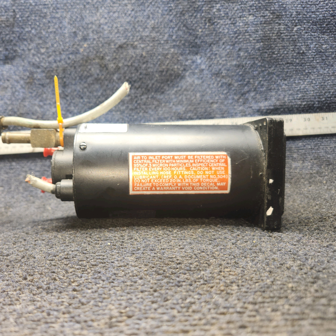 Used aircraft parts for sale, 52D267 Century Flight Systems 1U367 Piper PA28RT-201 Attitude Gyro - Cable cut