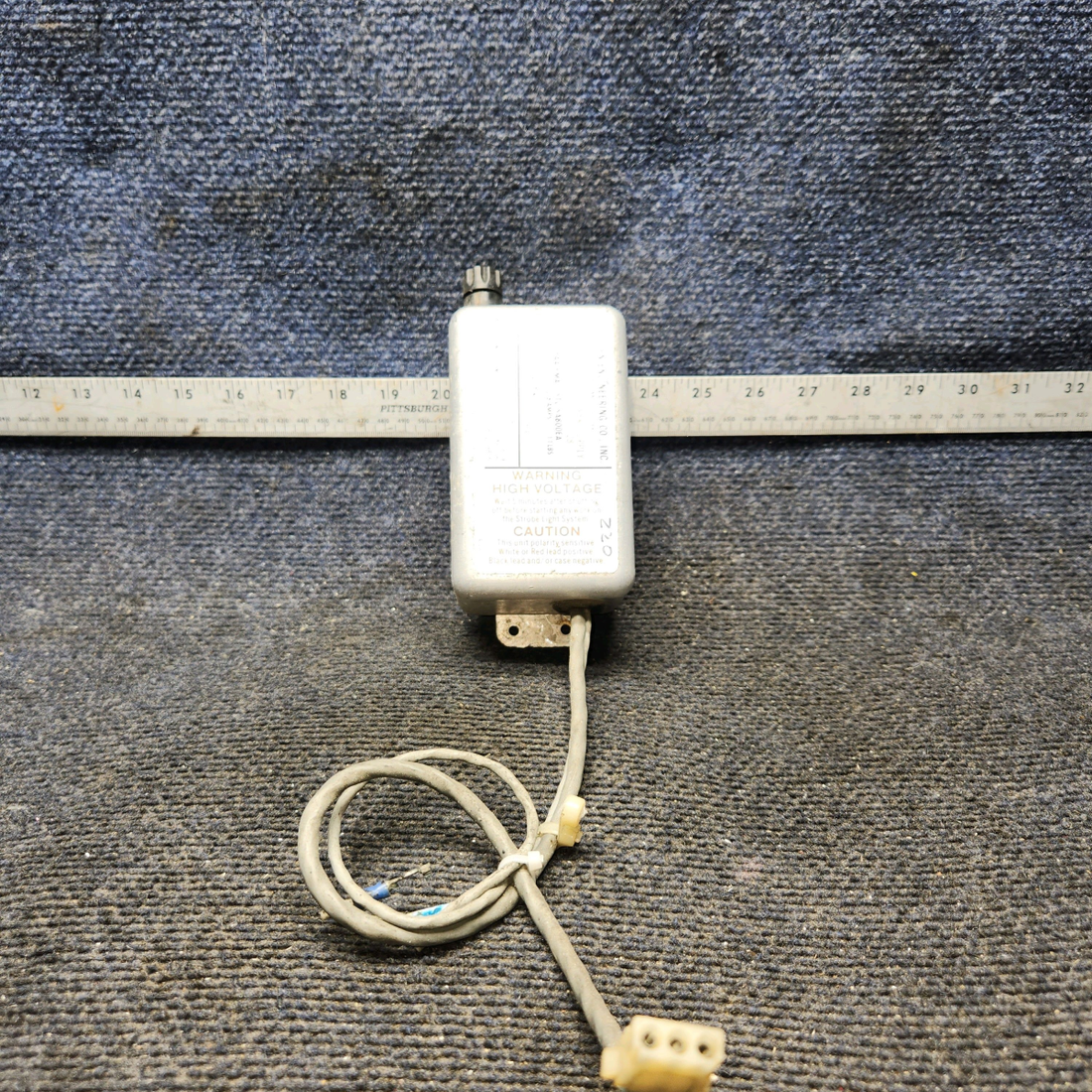 Used aircraft parts for sale, A490,T1-28 Whelen HT-1, 2 Strobe Light Power Supply (28V)