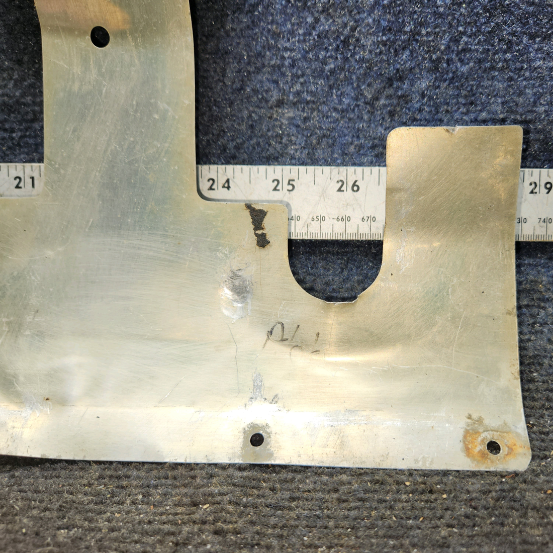 Used aircraft parts for sale, 0411599-5 cessna 150G Rudder Bar Shield - LH
