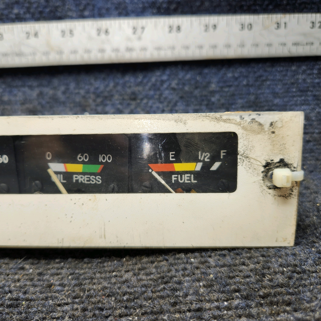 Used aircraft parts for sale, 169-380036-37 Rochester Beechcraft C23 SUNDOWNER Instrument Gauge Cluster Assembly