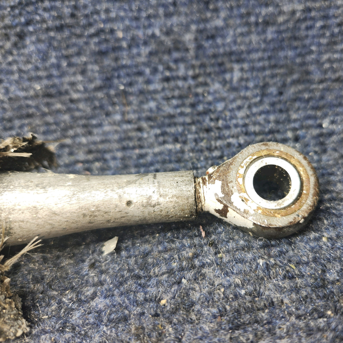 Used aircraft parts for sale, 169-380050-1 Beechcraft A24R Gerdes Steering Rod Actuator with Bracket