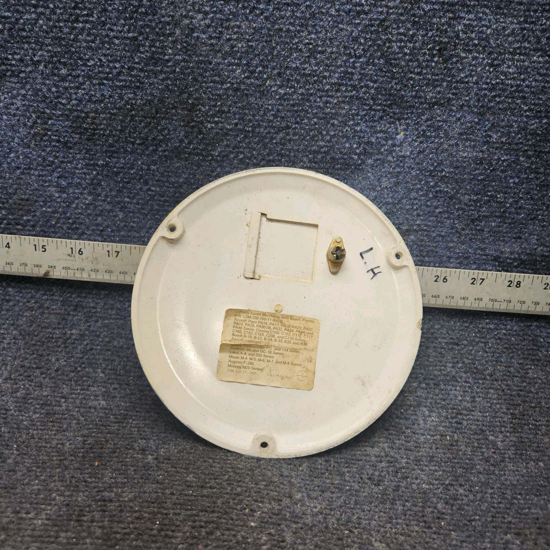 Used aircraft parts for sale, LSM-200-700-11 LoPresti Beechcraft A24R Wheel Hub Cap Set Of Two (2) Fit 6.00x6 Wheel