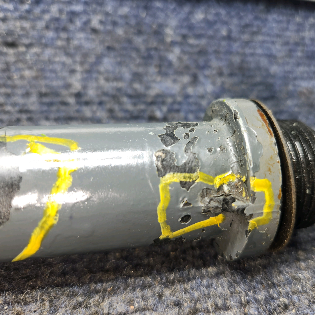 Used aircraft parts for sale, 75736 Lycoming O-320-E2A PIPER PA28-140 Tube Oil Level 11 9/16"