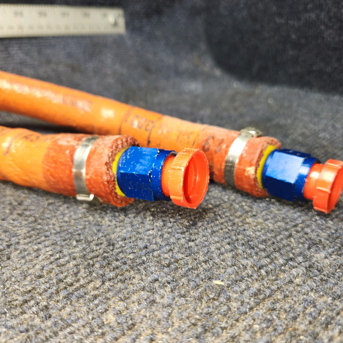 Used aircraft parts for sale, O-360-A4J Parker Beechcraft C23 SUNDOWNER Engine Hose Set of 8