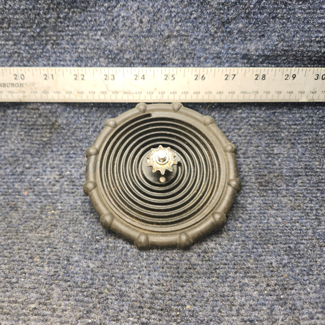 Used aircraft parts for sale, 0460127-2 Cessna C-150J Trim Tab Wheel Assembly with Sprocket