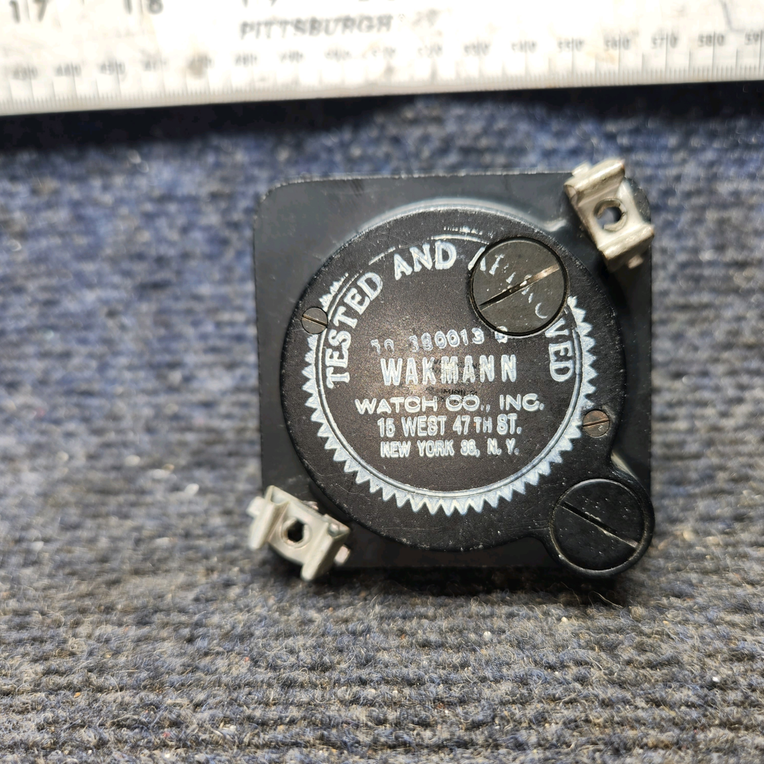 Used aircraft parts for sale, 50-380013-5 Beechcraft 95-B55 8 day Clock