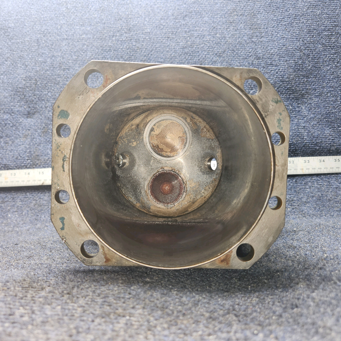 Used aircraft parts for sale, LW-12416 Lycoming O-320-D2A Piper PA28-140 Cylinder Wide Deck Chrome with High-Compression Piston