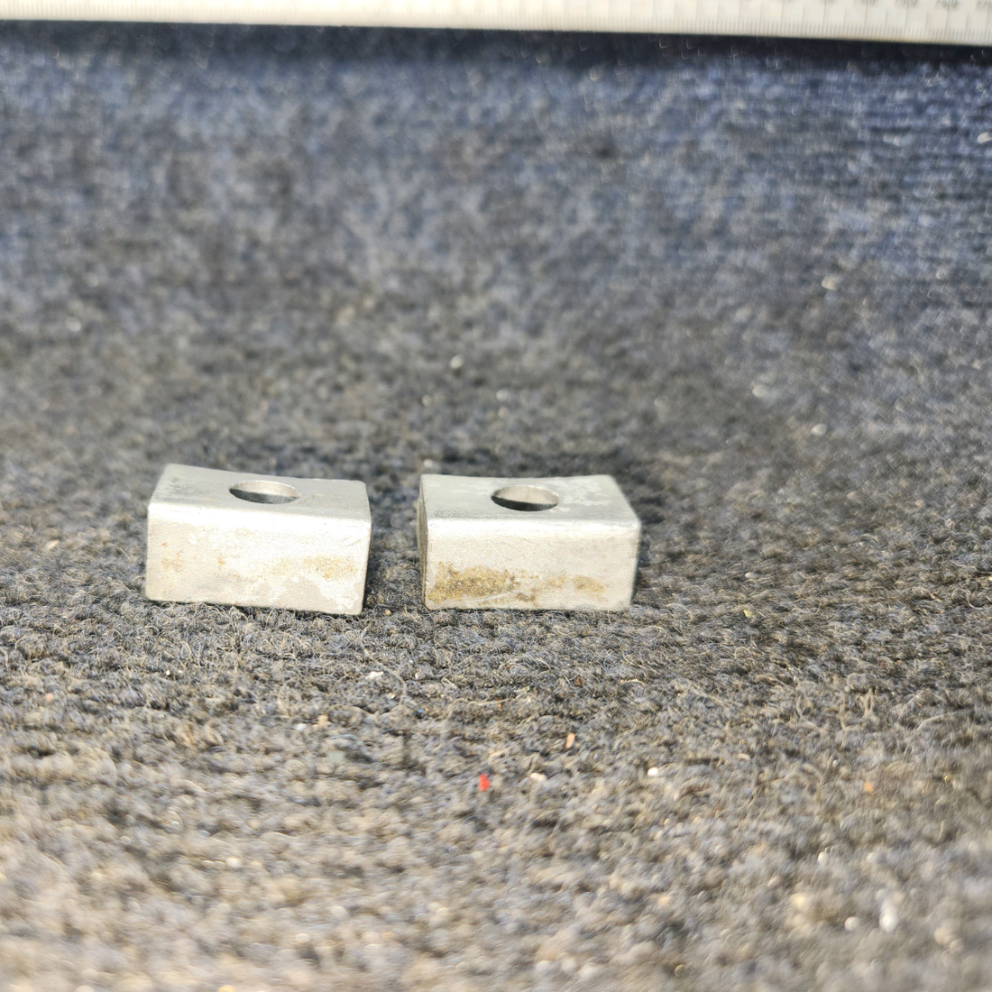Used aircraft parts for sale, 66M21195 Lycoming O-320 Piper PA28-161 Magneto Clamp - Set of 2