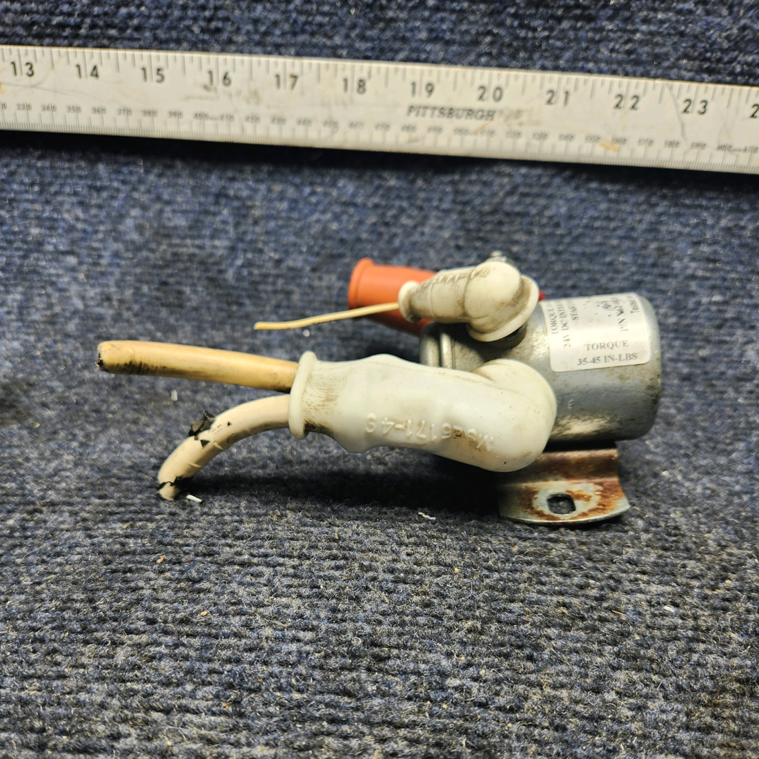 Used aircraft parts for sale, X61-0031 PIPER PA28-161 Warrior III LAMAR RELAY SOLENOID (VOLTS: 24)