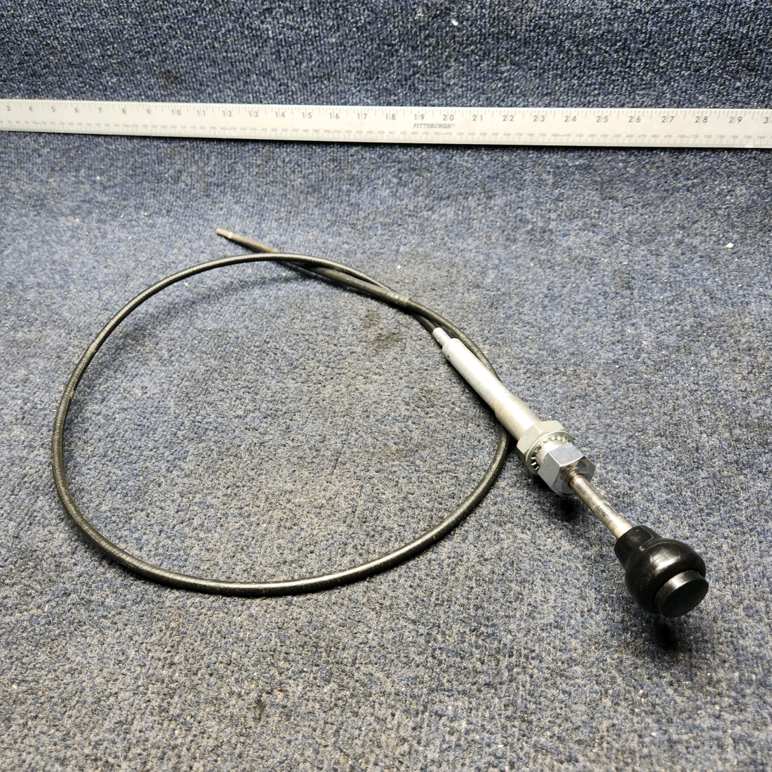 Used aircraft parts for sale, 35-944046-7 BEECHCRAFT F35 PROP CONTROL CABLE- 52 7/8 INCH