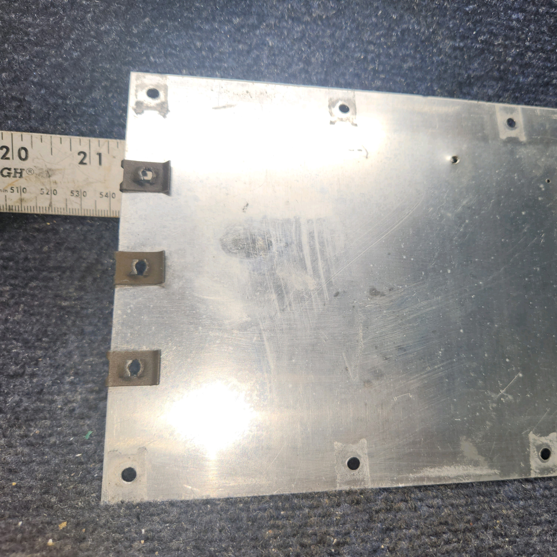 Used aircraft parts for sale, 63286-00 Piper PA28-140 Top Rear Tunnel Plate