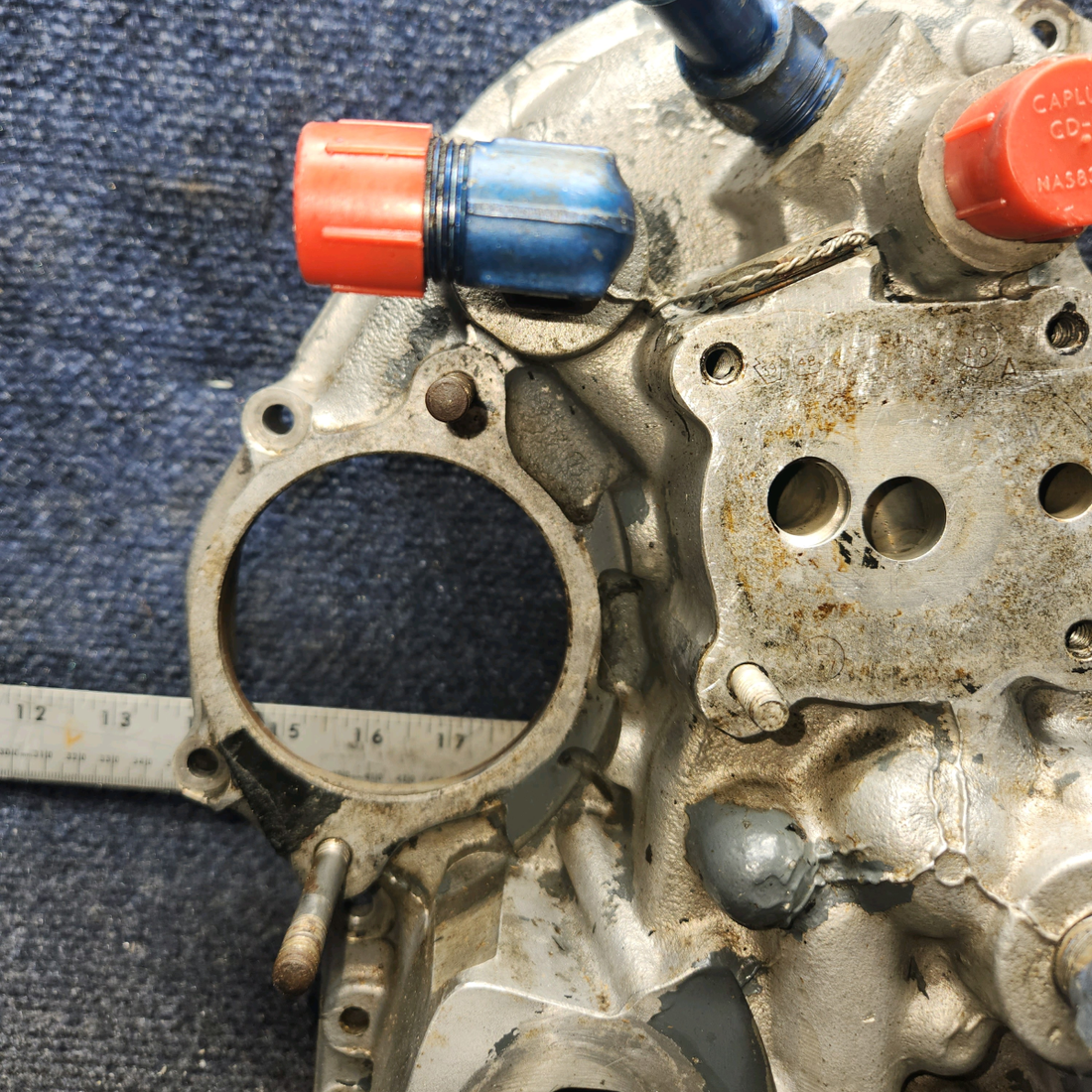 Used aircraft parts for sale, 21A21533-04 Lycoming O-320 PIPER PA28-140 Housing Accessory Assembly
