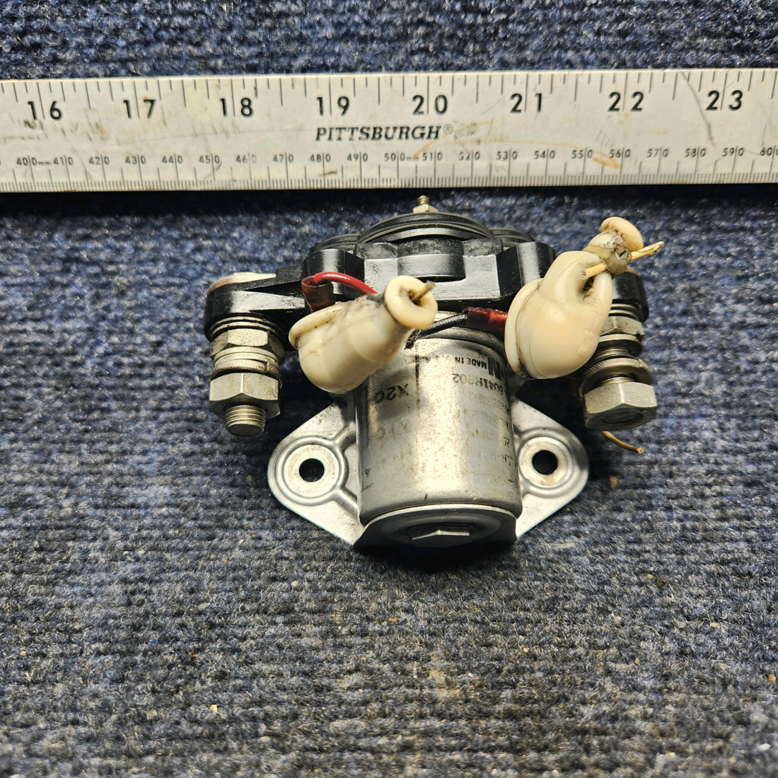Used aircraft parts for sale, 6041H202A PIPER PA28-161 Warrior III CUTLER-HAMMER RELAY (WORN BODY) (AMPS: 200, VOLTS: 28)
