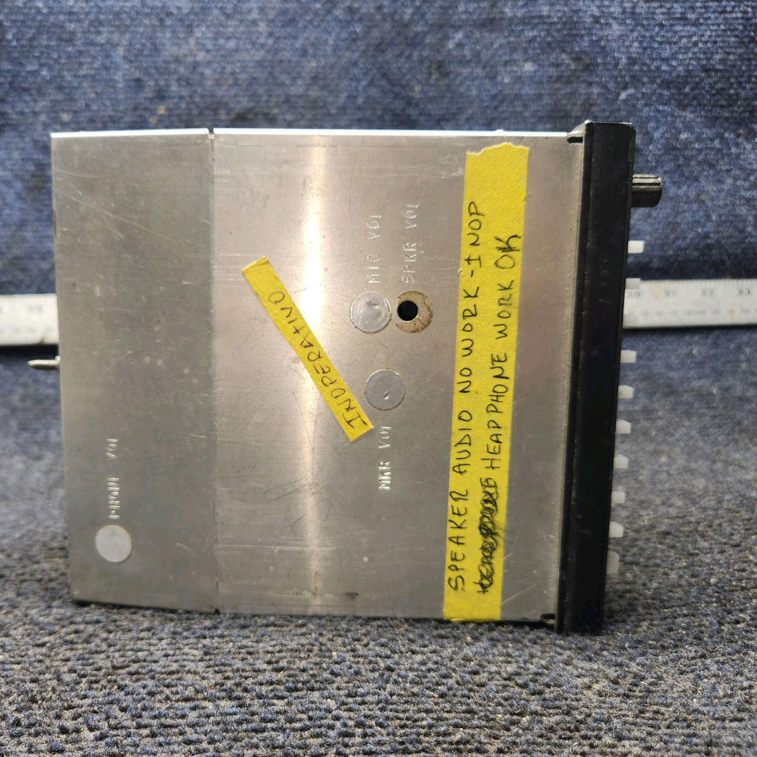 Used aircraft parts for sale, 066-1055-03 King KMA-24 Audio Panel