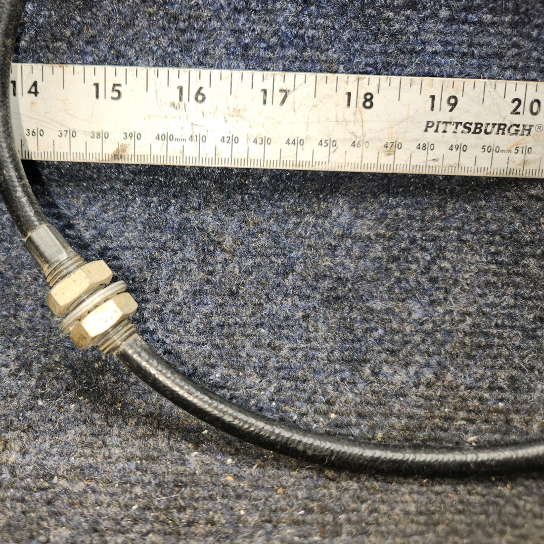 Used aircraft parts for sale, 253-001-1 Mooney M20C Throttle Control Cable (38")