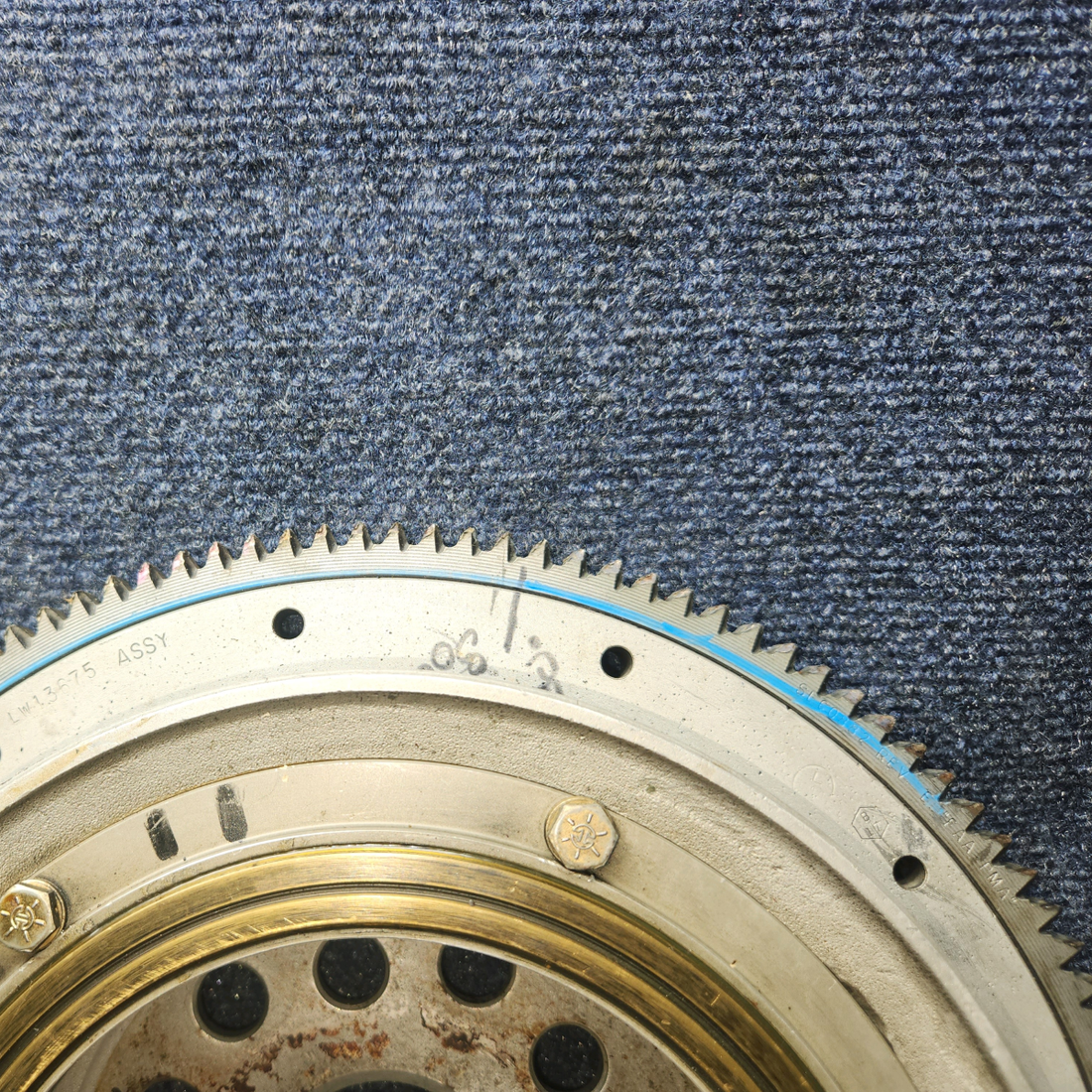 Used aircraft parts for sale, LW-13675 Lycoming Starter Ring Gear Support Assembly W DE-ICE