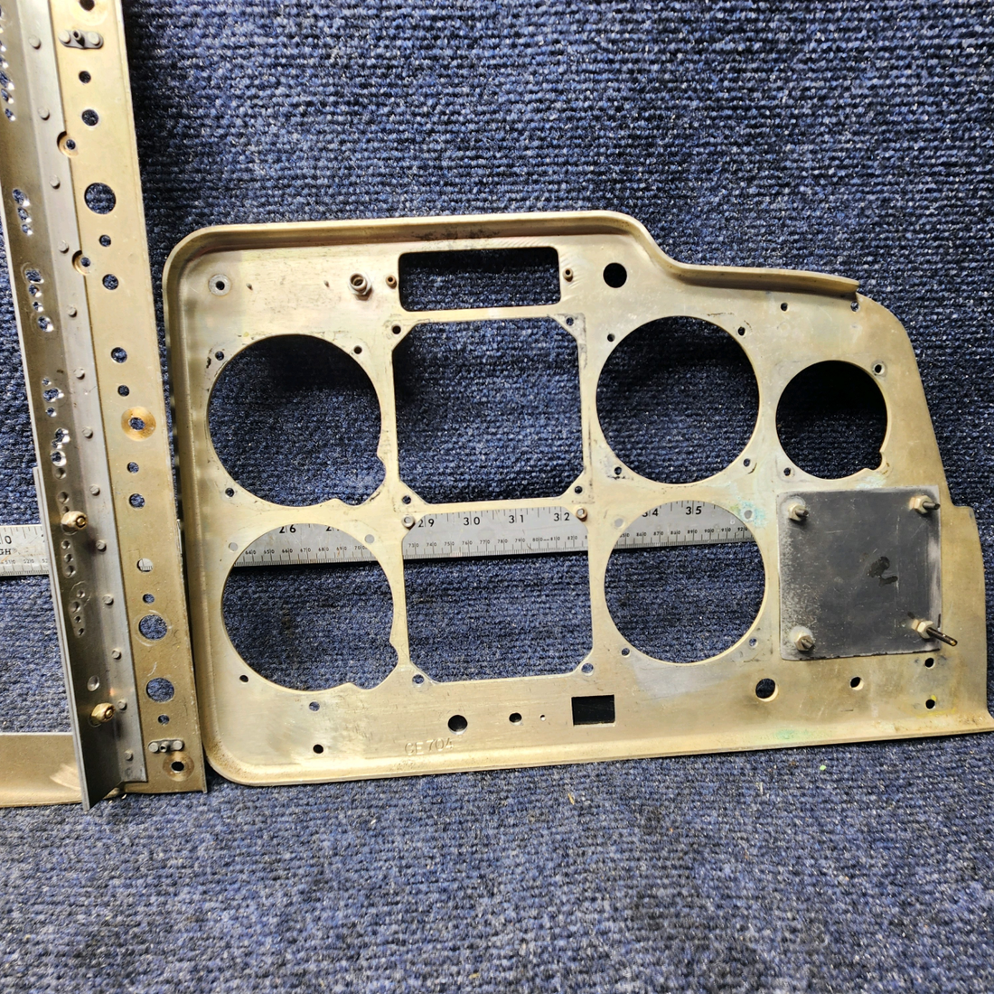 Used aircraft parts for sale, 35-324451-135,  36-324022-5 Beechcraft F33A INSTRUMENT PANEL SET W/ RADIO PANEL