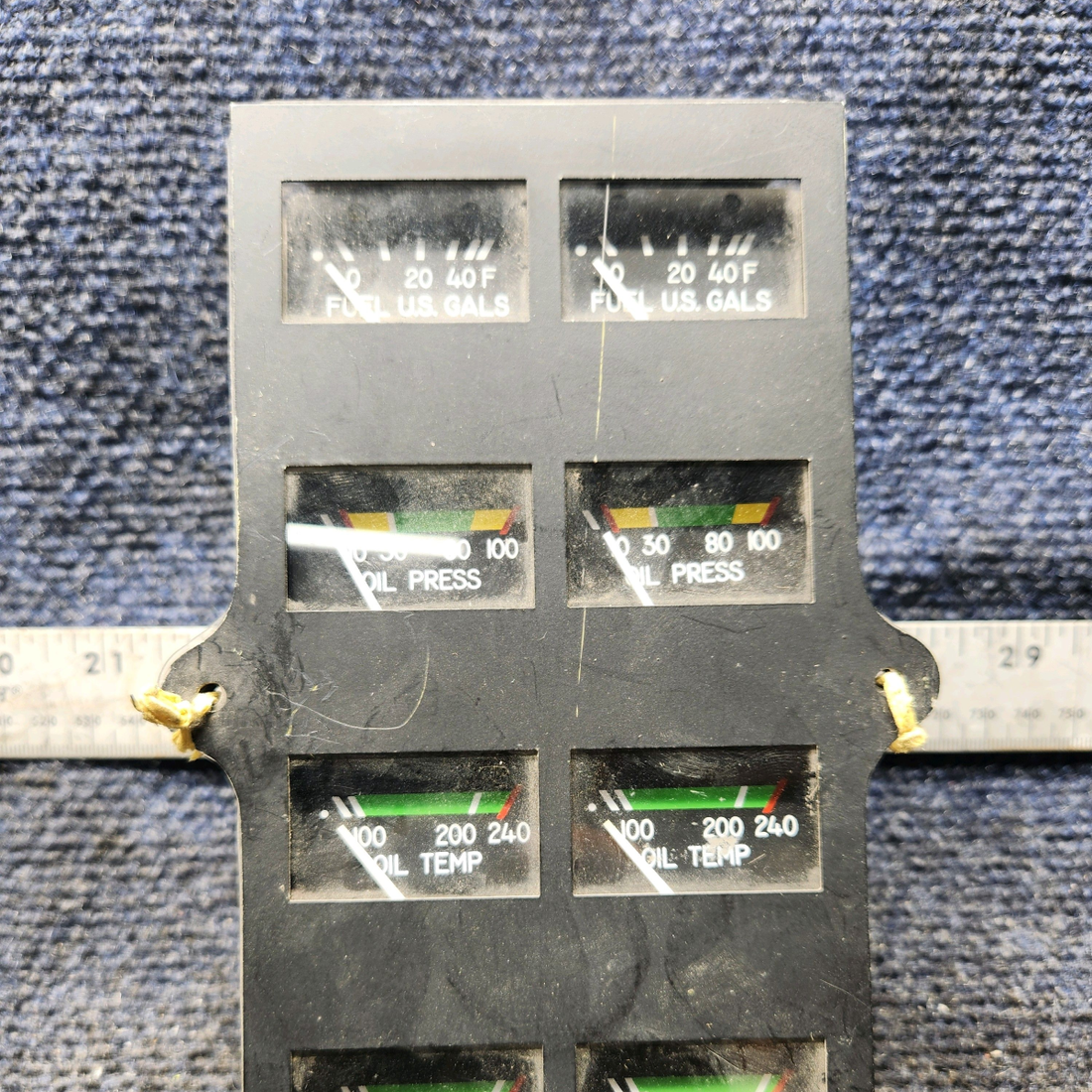 Used aircraft parts for sale, 39569-003 Rochester Gauges Piper PA34-220T Intrument Gauge Cluster (12V)
