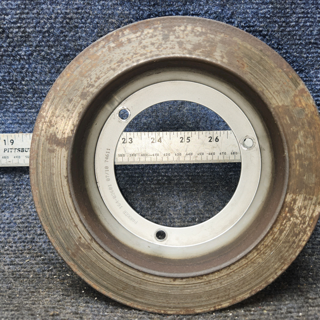 Used aircraft parts for sale, 164-26A Cessna 182G Brake Disc (0.2390" think)