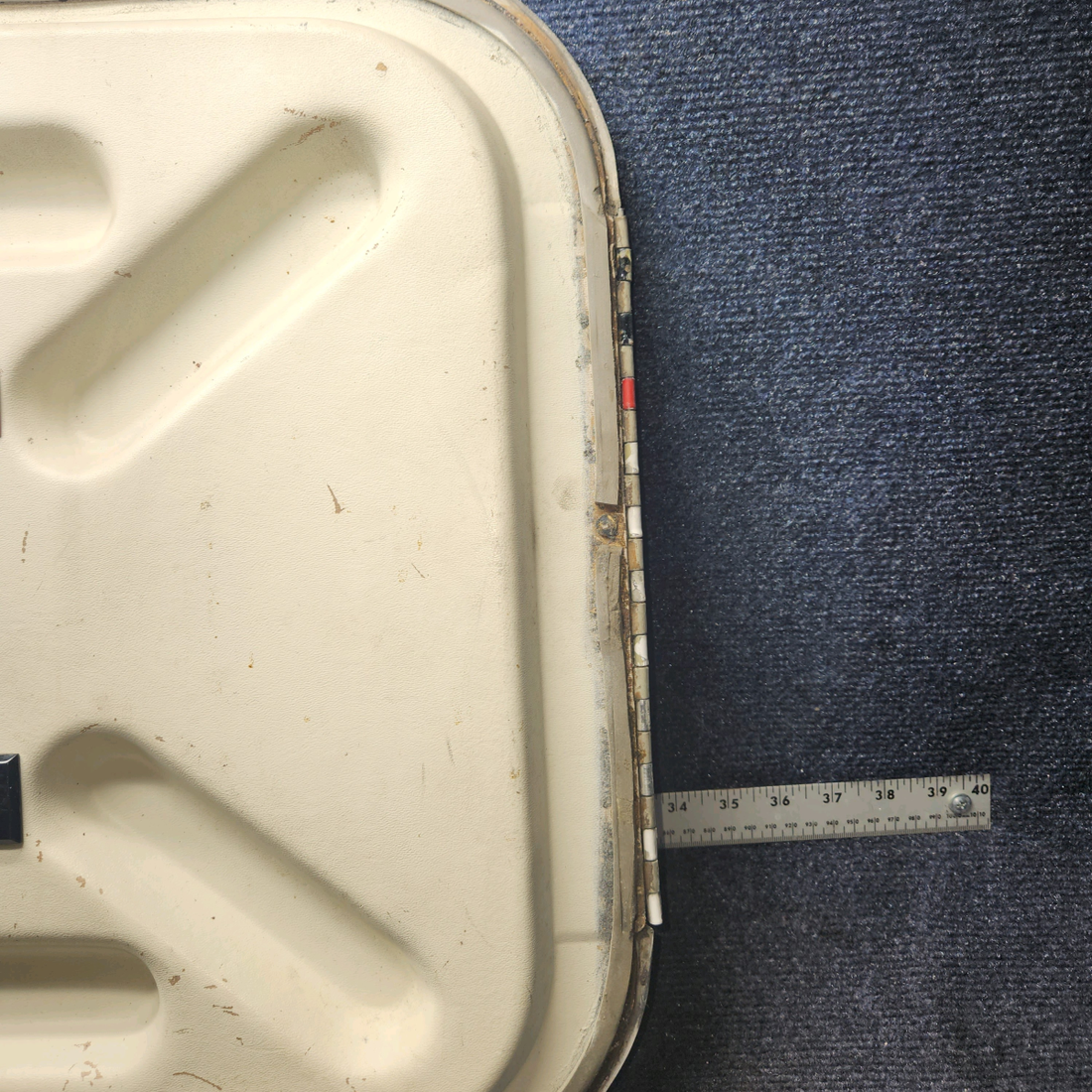 Used aircraft parts for sale, 169-430012-607 Beechcraft A24R Baggage Door Structure (Minus Latch) W/ Hinge