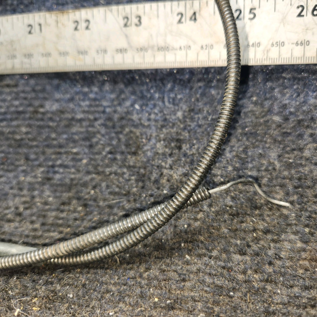Used aircraft parts for sale, S1239-47 cessna 172N Cabin Heat Control Cable – 28 in