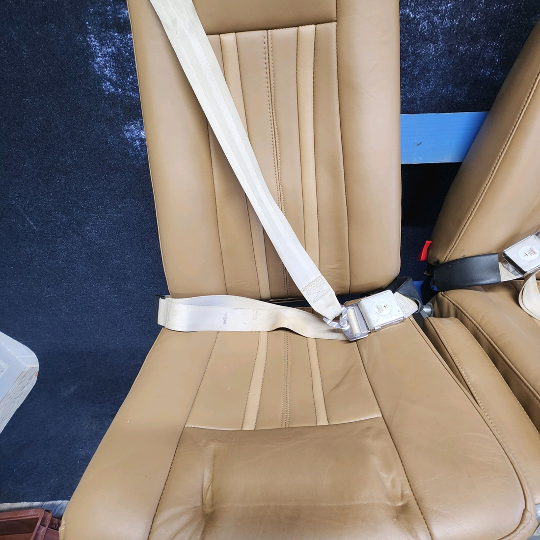 Used aircraft parts for sale, 33-530024 / 33-530041 Beechcraft F33A F33A LEATHER FOUR SEAT AND CARPET "SEE PHOTOS FOR DETAILS":