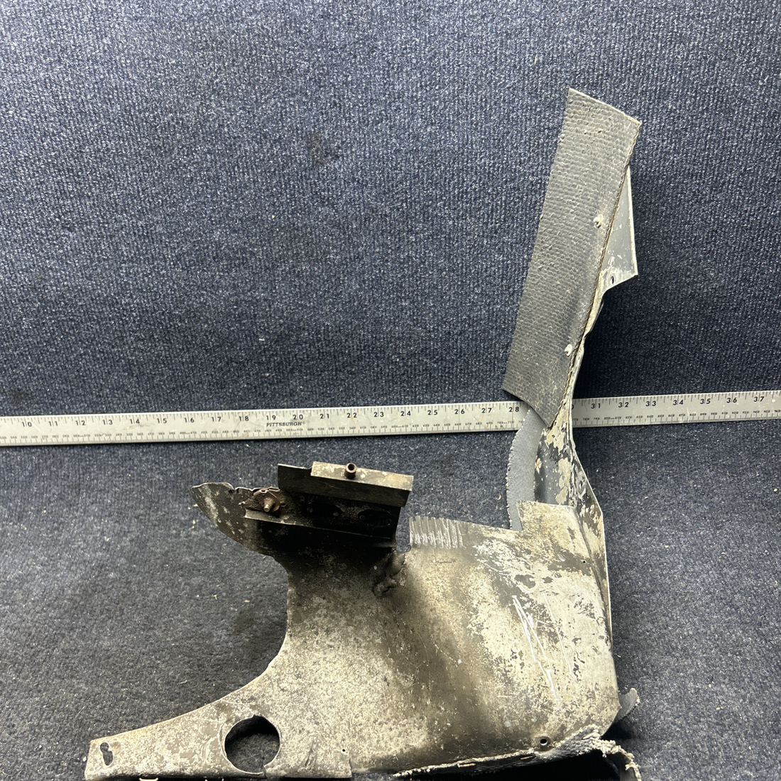 Used aircraft parts for sale, 63693-00 Lycoming O-320 REAR RIGHT BAFFLE