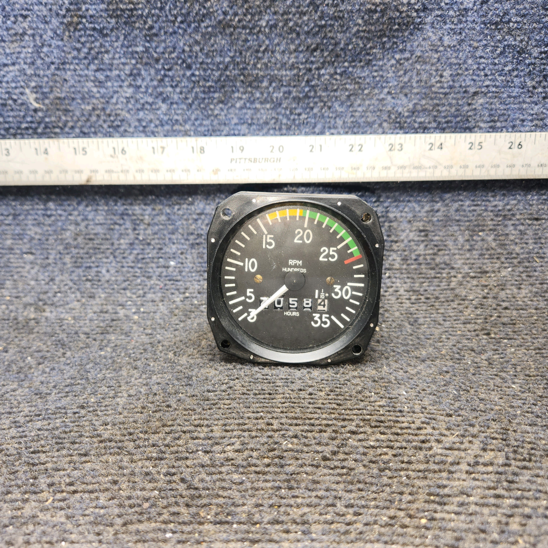Used aircraft parts for sale, D1-112-5025 Mitchell Aircraft Products 98480-25 Recording Tachometer, Mechanical