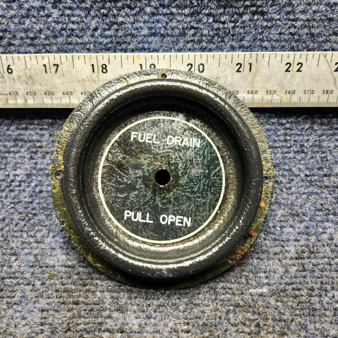 Used aircraft parts for sale, 610258-001 Mooney M20J FUEL GASCOLATOR TRIM COVER