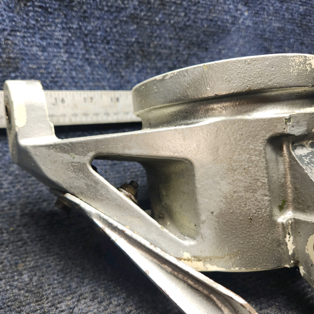 Used aircraft parts for sale, 169-820016 Beechcraft A24R Nose Gear Yoke