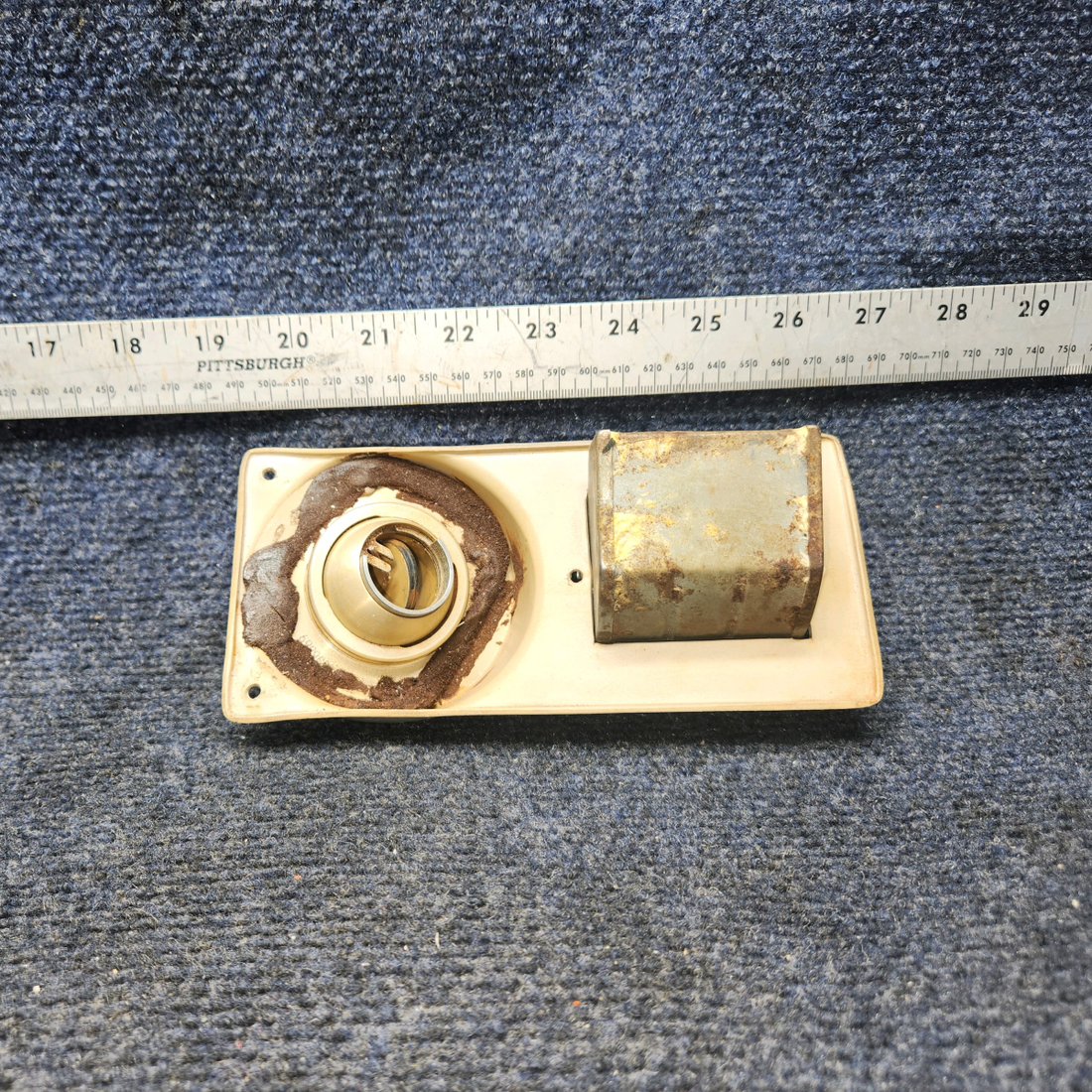 Used aircraft parts for sale, 169-554009-9 Beechcraft A24R Outlet Escutcheon Plenum LH &RH