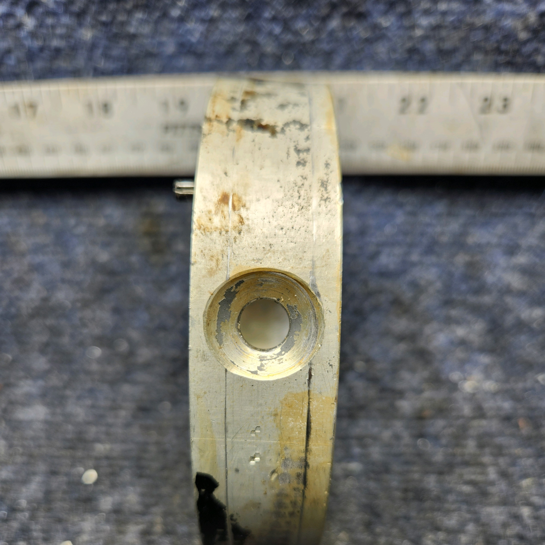 Used aircraft parts for sale, 169-810000-49 Beechcraft A23A Musketeer Custom III NOSE GEAR COLLAR