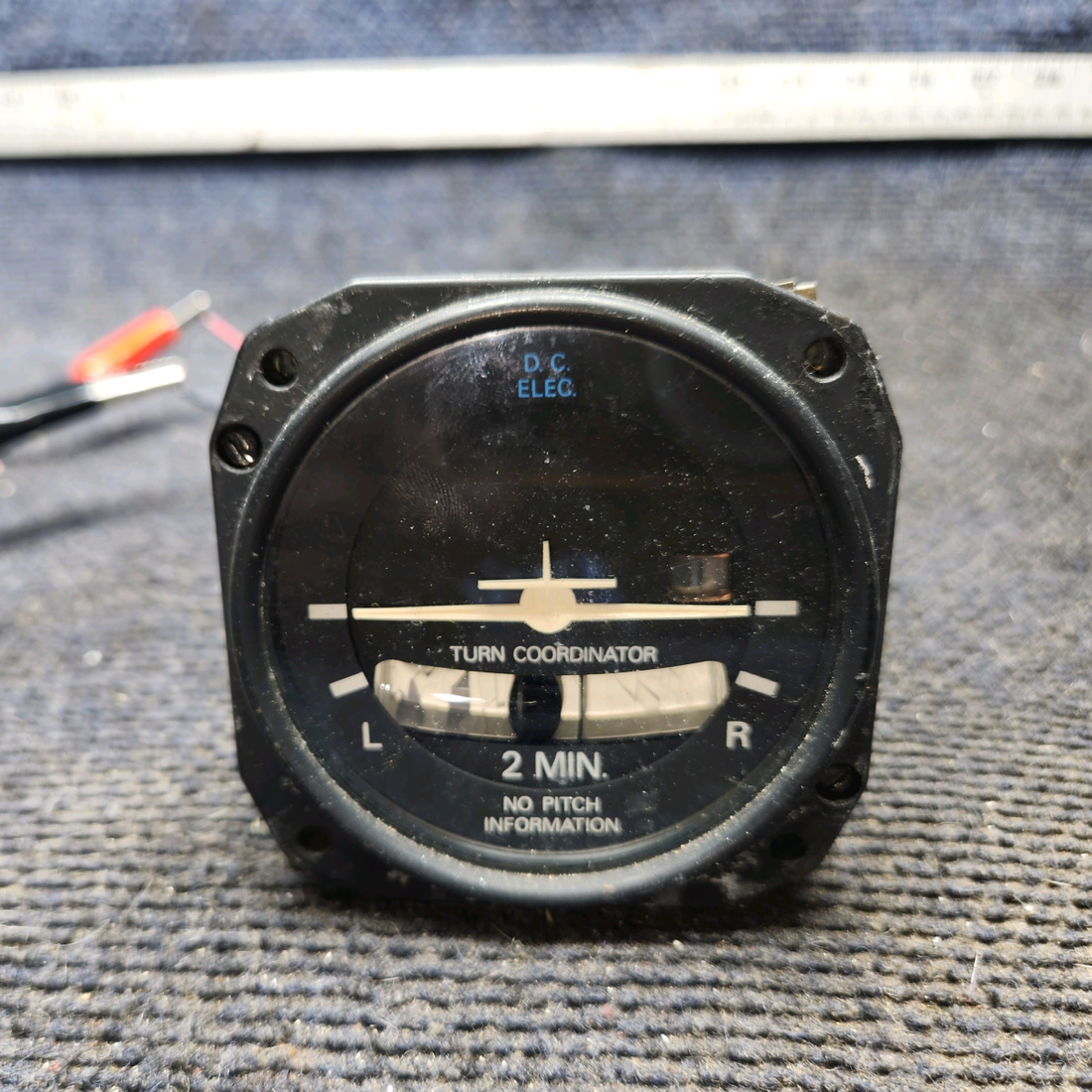Used aircraft parts for sale, 42320-0014 Electric Gyro Corp 1394T100 cessna 172N Turn Coordinator Indicator – 14V