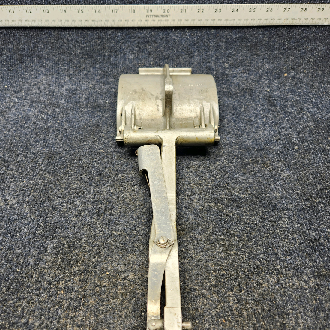 Used aircraft parts for sale, 35-524011 AND 35-524060-2 BEECHCRAFT F35 RUDDER PEDAL AND PEDAL ARM