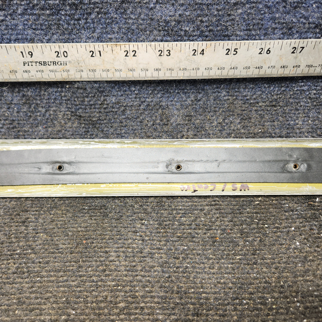 Used aircraft parts for sale, 79557-00 piper PA-28-181 Center Windshield Trim Strip