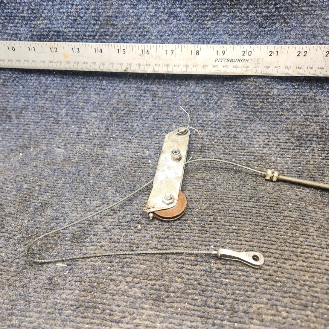 Used aircraft parts for sale, 0813150-55 Cessna 172E Parking Brake Handle Assy
