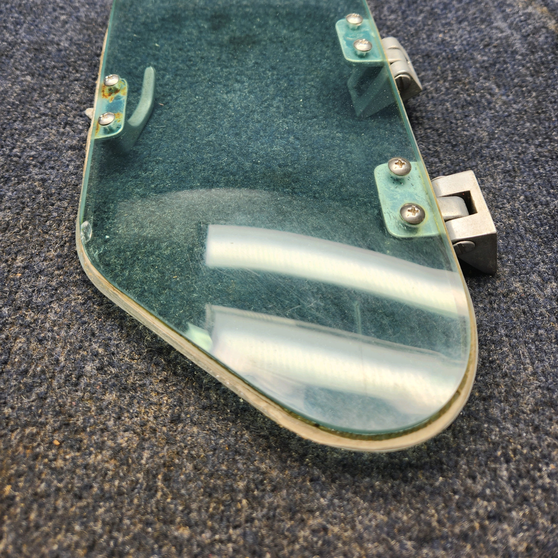 Used aircraft parts for sale, 96-420011-7 BEECHCRAFT F35 STORM WINDOW ASSEMBLY W/METAL LEG