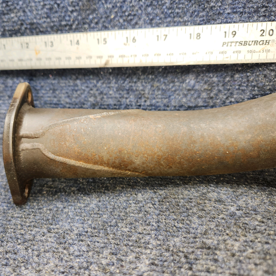 Used aircraft parts for sale, 1754009-1 CESSNA 172K FORWARD EXHAUST RISER LH
