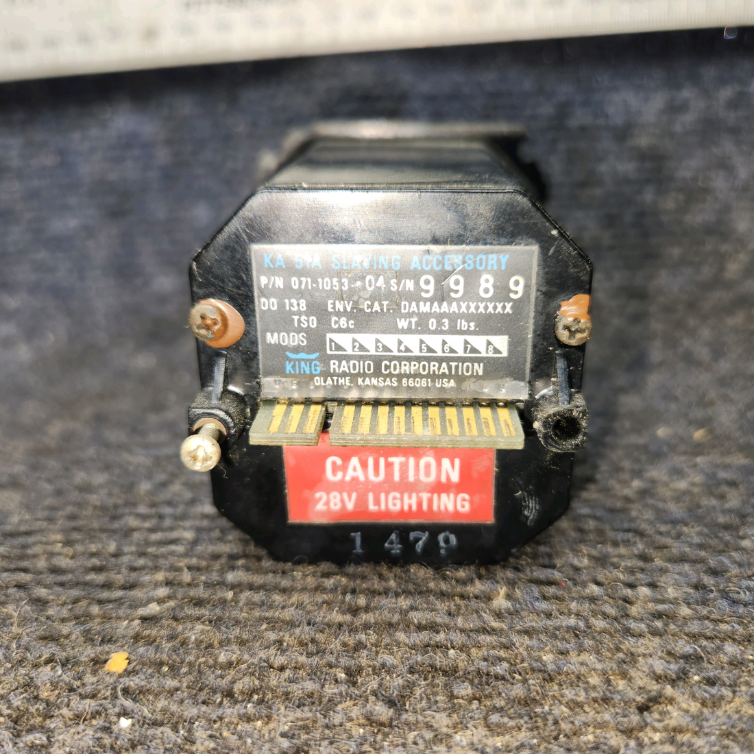 Used aircraft parts for sale, 071-1053-04 King KA-51A Cessna T210M Slaving Accessory